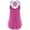 Hot pink, variant on Women's Tanks Ladies' Bandages Sleeveless Vest Top High Low Tank Top with Strappy for Layering and Everyday Wear Black 5XL