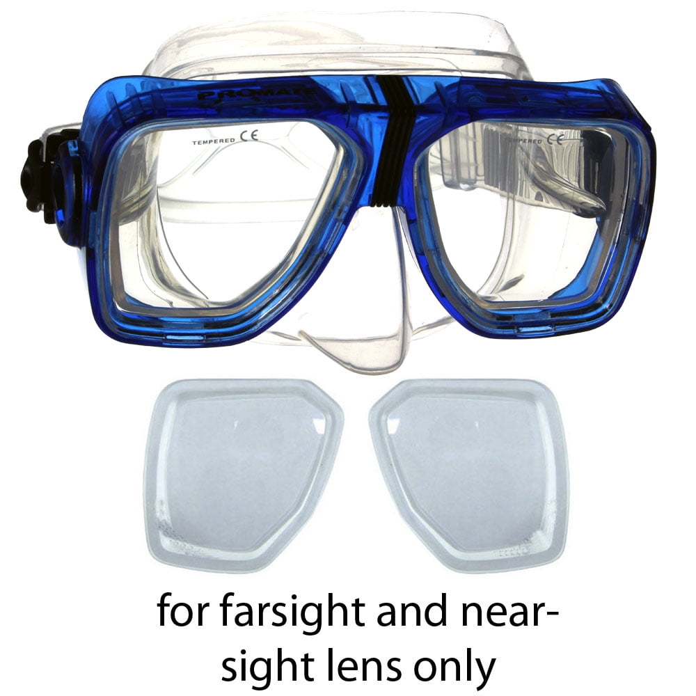 Promate Scope Prescription Dive Mask for Scuba Diving and Snorkeling