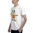 thumbnail image 5 of Little Caesars Men'S Basic Short Sleeve T-Shirt Fashionable White X-Large, 5 of 8