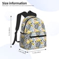 thumbnail image 3 of Haiem Sea Turtle Lightweight Backpack for School, Classic Basic Water Resistant Casual Daypack for Travel with Bottle Side Pockets, 3 of 7
