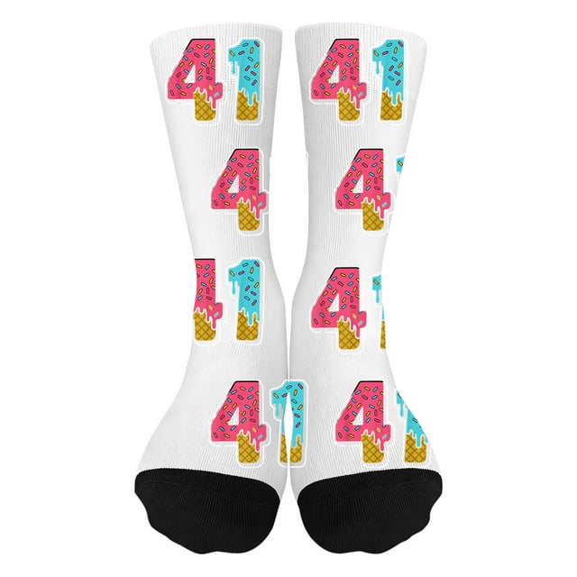 bravefron Winter Socks Animal Pattern Crew Socks for Children Soft Non Grip School Wear Daily Casual Outfit