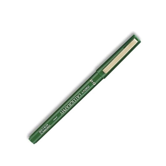 Uchida - Marvy Calligraphy Pen - Fine Point- 2mm - Green