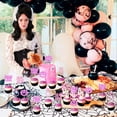 thumbnail image 2 of JOYMEMO 36 Pcs Halloween Bachelorette Cupcake Toppers Pink Purple - She Found Her Boo Bridal Shower Decorations, Boo to Be Cake Decorations for Engagement Party, 2 of 6