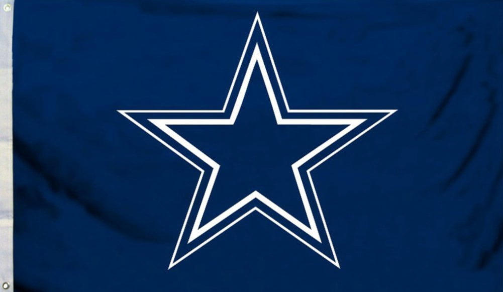 QIFEIHA Drapeau Dallas Cowboys Bannière 3x5 Pieds