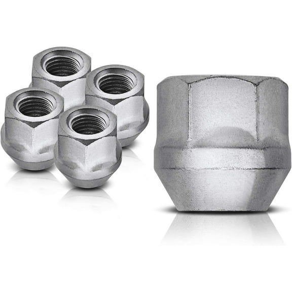 A-Premium 5Pcs M12-1.5 Wheel Lug Nut Compatible with Buick Lacrosse Lesabre Cadillac Equinox Impala Monte Carlo GMC Envoy Isuzu Oldsmobile Pontiac Saturn