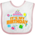 thumbnail image 3 of Inktastic It's My Birthday Boys or Girls Baby Bib, 3 of 4