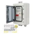 thumbnail image 2 of IP65 Waterproof Distribution Box Circuit Breaker with DC 500V MCB Isolation Switch and Circuit Protector for Outdoor, 2 of 8