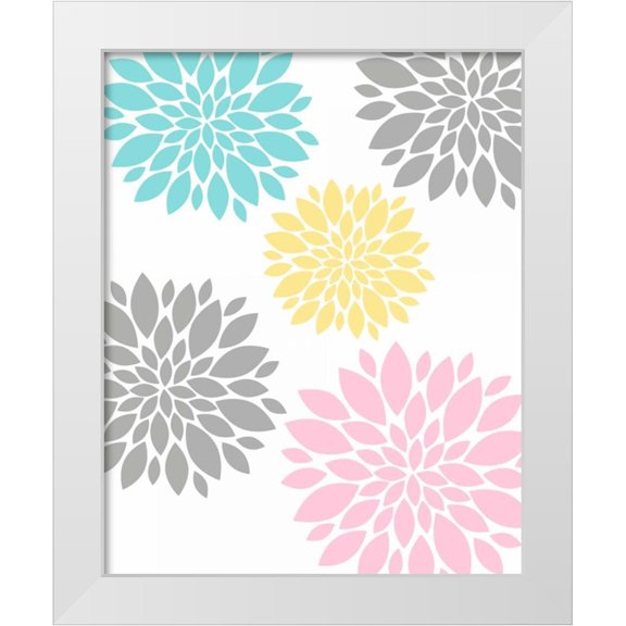 Robinson, Tamara 12x14 White Modern Wood Framed Museum Art Print Titled - Flowers