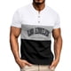 thumbnail image 1 of Mens Casual Pantalones Cortos Cuello Redondo Patchwork Suéter Blusa de Fitness, Camisetas para Hombre, 1 of 5