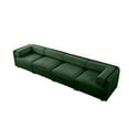 thumbnail image 2 of Modular Sectional Sofa with Storage, Cylindrical Backrest and Armrests Deep Comfortable Seating, Durable and Supportive for Living Room,4 Seat L- Shaped Sofa (Green), 2 of 11