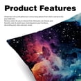 thumbnail image 2 of Galactic Planet Luxurious Velvet Decorative Throw Pillow Covers - Set of 2, Unique Patterns, 16x16, 18x18, 20x20 Inches for Home Decor & Gifts, 2 of 6