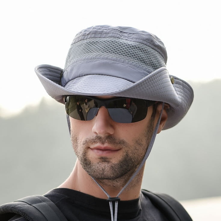 Sun Hats for Men Women Fishing Hat Breathable Wide Brim Summer UV