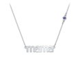 thumbnail image 1 of Mama' Necklace with Satellite Birthstone, 1 of 4