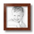 thumbnail image 2 of ArtToFrames 6" x 6" Walnut Picture Frame, 6x6 inch Brown Wood Poster Frame (WOM-4215),  Pack, 2 of 8