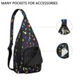 thumbnail image 2 of Waterproof Hiking Cat Sling Backpack for Women – Cute Pet Lover Crossbody Chest Bag with Adjustable Strap, Funny Paw Print Travel Backpack for Outdoor & Everyday Use, 2 of 4