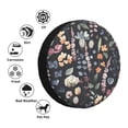 thumbnail image 4 of Fotbe Wildflower Watercolor 1 Funda de Llanta de Repuesto con Estampado, Engrosada, Ajuste Universal para Jeep, Remolque, RV, SUV, Camión-16 inch, 4 of 6