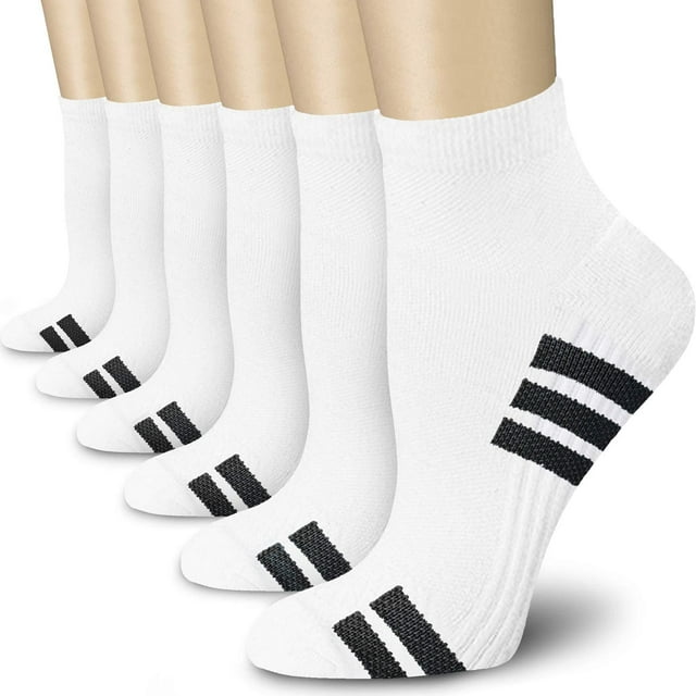 Compression Socks for Women & Men Circulation (3/6/7 Pairs) 15-20 mmHg is Best for Athletic Running Cycling