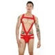 thumbnail image 4 of Tanga de algodón de una pieza con doble pene y cadera sexy para hombre, ropa interior ajustada para actuaciones nocturnas, 4 of 5