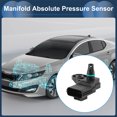 thumbnail image 2 of Unique Bargains Air Intake MAP Pressure Sensor, Manifold Absolute Pressure MAP Sensor for Ford Ka 2001-2008, for Ford Fiesta 1998-2001, for Ford Fiesta Black 1 Pcs, 2 of 6