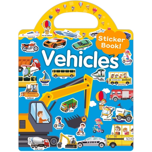 Libro de pegatinas reutilizables Benresive para niños de 2 a 4 años con 36 pegatinas
