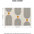 thumbnail image 6 of Boho Mid Century Placemats 12x18 Inch Set of 4, Abstract Simple Sun Arch Pattern Table Place Mat Boho Modern Yellow Spot Washable Table Mats Decorative Linen Fabric Table Mat for Dining Table, 6 of 6
