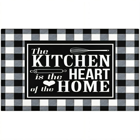 AUQ Kitchen Rugs,15.7"*23.6" Alfombras Para Cocina,Polyester Kitchen Rugs Non Slip Washable,Mixed1