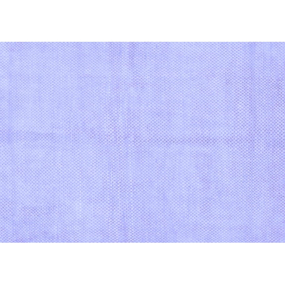 Ahgly Company Indoor Rectangle Solid Blue Modern Area Rugs, 2' x 5'