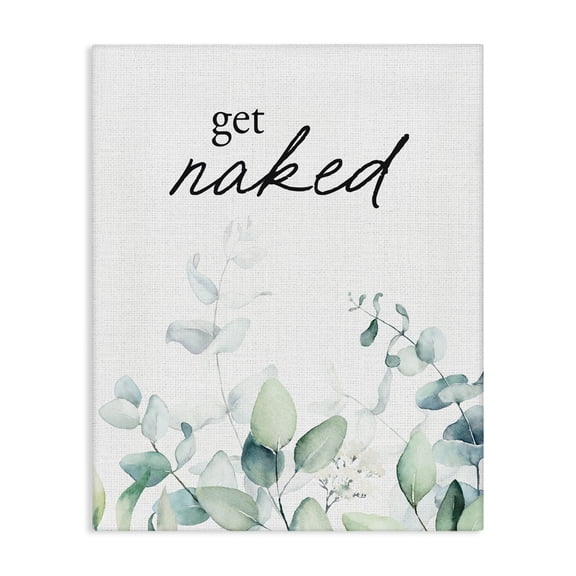 Get Naked Minimal Herbs Canvas Wall Art, design by Lettered and Lined