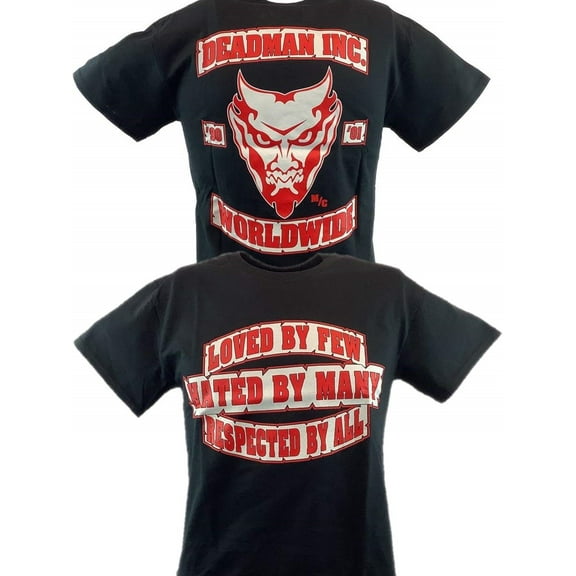 Undertaker Deadman Inc Loved By Few Respected By All Mens Black T-shirt M