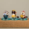 thumbnail image 4 of 8cm 8pcs/set Anime Figure Luffy Zoro Sanji Mini Pirate Ship Action Figure PVC Model Doll Collection Toy Gift Kids, 4 of 5