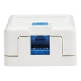 thumbnail image 2 of Eaton Tripp Lite Series Surface-Mount Box for Keystone Jack - 1 Port, White - Surface mount box - white - 1 port, 2 of 6
