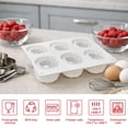 thumbnail image 7 of 6 Cavity Raspberry Silicone Mold Chocolate Candy, Food-Grade Non-Stick 3D Berry Cake Ice Cube DIY Baking Pan, 7 of 7