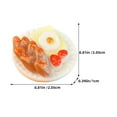 thumbnail image 6 of Eease Miniature Foods Photo Props Doll House, 18 Pieces, 6 of 6