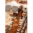 thumbnail image 4 of Furnish My Place Indoor Cabin Lodge Rug with Jute Backing - 7 ft. 8 in. x 11 ft., Multicolor, Wildlife, Area Rug for Living Room, Bedroom, Hallway, 4 of 9