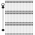 thumbnail image 1 of 100 Barras de con Cuentas en , Dijes de Barra de con Cuentas Focales de Bricolaje de Metal, Llave con Cuentas Fácil de Desmontar para Artículos Artesanales, 1 of 5