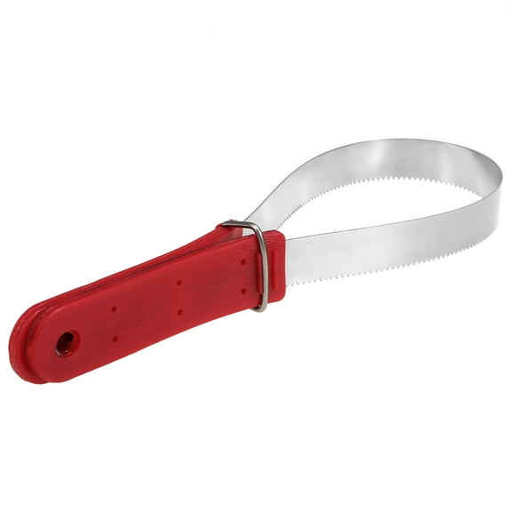 Equine Stainless Steel Equine Sweat Scraper Horse Shedding Grooming Tool Horse Deshedding Cleaning Loop Tool Comfortable Grip