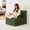 Green, variant on Jakoola Folding Sofa Bed - Convertible Floor Couch with High-Density Foam and Comfortable Corduroy Cover, Portable Chair for Livingroom and Small Spaces, with Fitted Bag and Pillow, Light Gray,Single