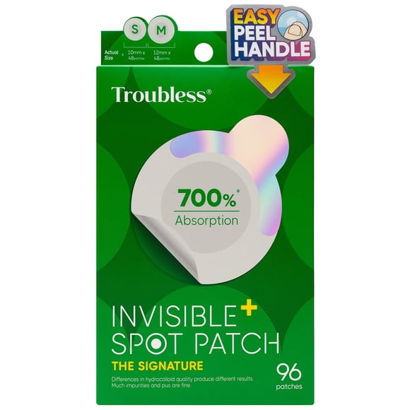 Parche para el acné, sin problemas, invisible, para manchas de espinillas, 96 parches