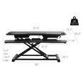 thumbnail image 2 of TechOrbits Black Standing 36" Desktop Converter, 2 of 6