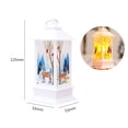 thumbnail image 2 of Christmas Candlestick Lamp,Small Night Lamp for Indoor,Light Decoration for Christmas Table White Deer, 2 of 9