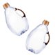 thumbnail image 2 of Cooking Oil Dispenser Plastic Oiler Leak-Proof Oil Pot Home Kitchen Transparent 2Pcs, 2 of 4