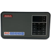 Tecsun X3 High Definition Speaker with Aluminum Case and built in FM radio and MP3 Player - Black