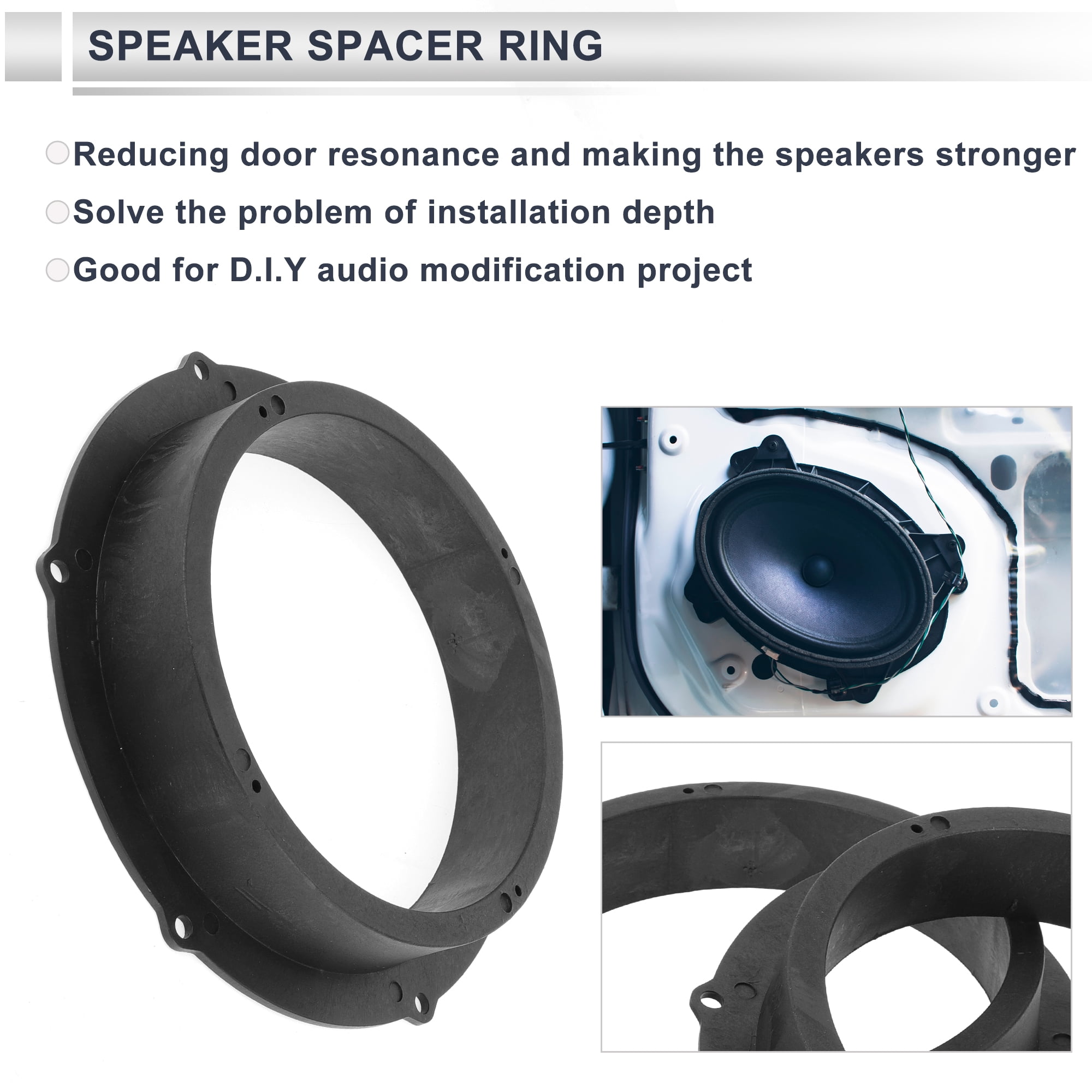 Unique Bargains Speaker Spacer Ring for Audi A4 2009 Subwoofer Mounting