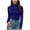 Dark Blue, variant on BYHONG Women's High Neck Solid Color Slim Fit And Body Shaping Underwear Dark Purple M