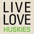 thumbnail image 2 of CafePress - Live Love Huskies Tote Bag - Unisex Canvas Tote Bag, Beige, 1-Piece, 2 of 6