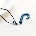 thumbnail image 6 of Personalize Fishing Hook Urn Necklace for Ashes Cremation Jewelry for Ashes Urn Memorial Necklace Fish Hook Design Stainless Steel Pendant Keepsake Ashes Holder for Men, 6 of 8