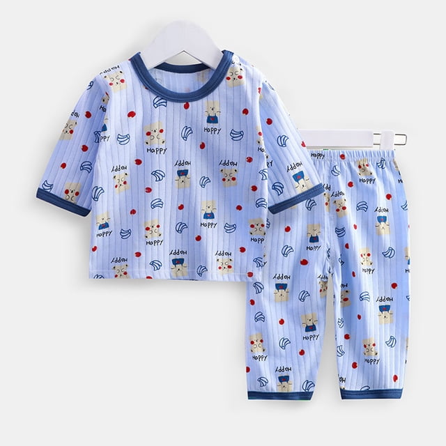 Ensemble de Pyjama pour Petit Garçon, Col Ras du Cou, Dessin Animé, Doux et Confortable, Ensemble de Pyjama Mode pour Filles, Jolis Pyjamas pour Filles 6T