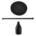 thumbnail image 4 of Candelabro de aleación antideslizante candelabro decoración candelabro para fiesta pub, negro mate, 34cm Inevent HA003037-15, 4 of 6