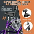 Lilypelle Adult Tricycles 7 Speed 20/24/26 Inch Three Wheel Bike