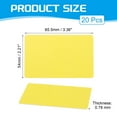 thumbnail image 2 of 20 Pack Blank Cards, Inkjet Plastic ID Card Printable Business Cards, Waterproof Double Sided Printing Frosted Yellow, 2 of 7